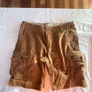 Rustic Blue Men's Cargo Shorts‎ - Tan